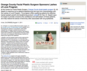 facial, plastic, surgery, latisse, orange, county, ca